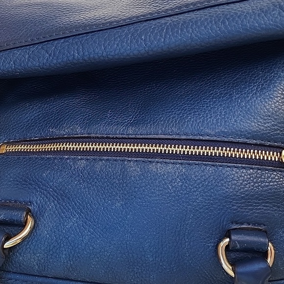 Michael Michael Kors blue leather satchel crossbody‎ - Picture 14 of 16